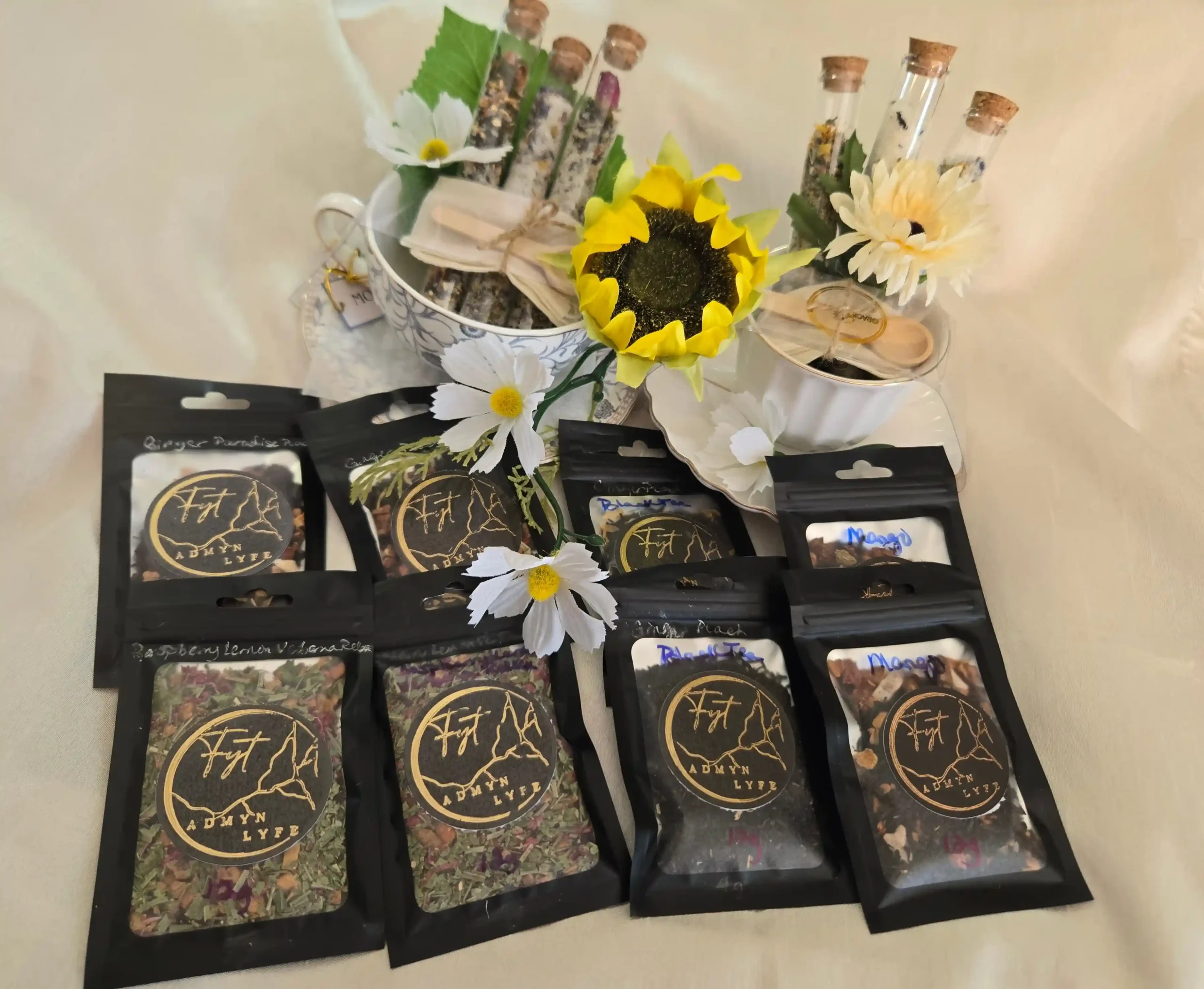 ADMYN LYFE – Mint Ginger Turmeric Herbal Tea (10g) - Image 3